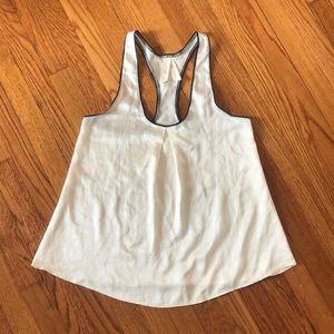 Ella Moss Underella pearl tank with front pleat M